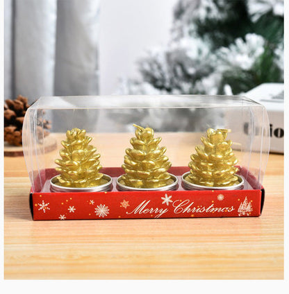 Zestaw świec świątecznych: Mikołaj, bałwan, choinka ChristmasFinds™🎄