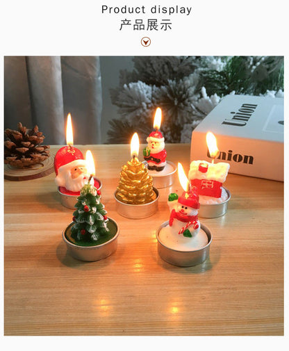 Zestaw świec świątecznych: Mikołaj, bałwan, choinka ChristmasFinds™🎄