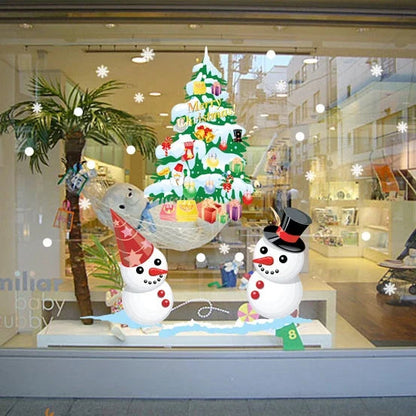 Dekoracja świąteczna „Wesołych Świąt” - naklejki na ścianę i okna ChristmasFinds™🎄