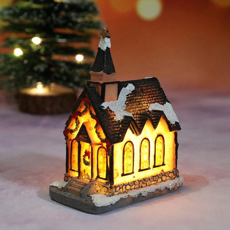 Świąteczne lampki domki na baterie do dekoracji ChristmasFinds™🎄