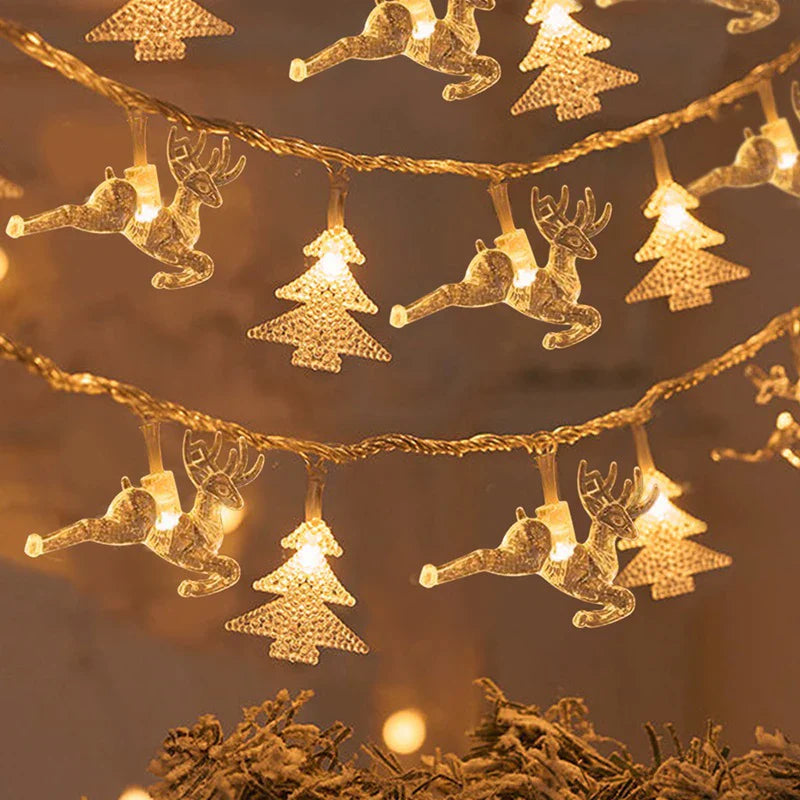 3M Lampki LED Śnieżynki do dekoracji świątecznych ChristmasFinds™🎄