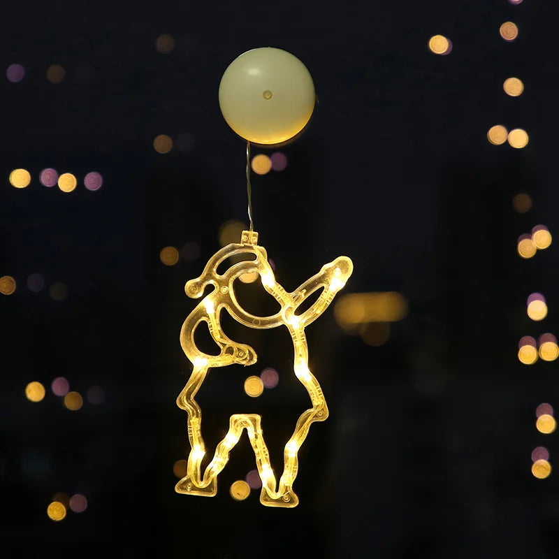 Lampka LED w kształcie dzwonka i bałwana na baterie do dekoracji ChristmasFinds™🎄