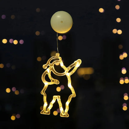 Lampka LED w kształcie dzwonka i bałwana na baterie do dekoracji ChristmasFinds™🎄