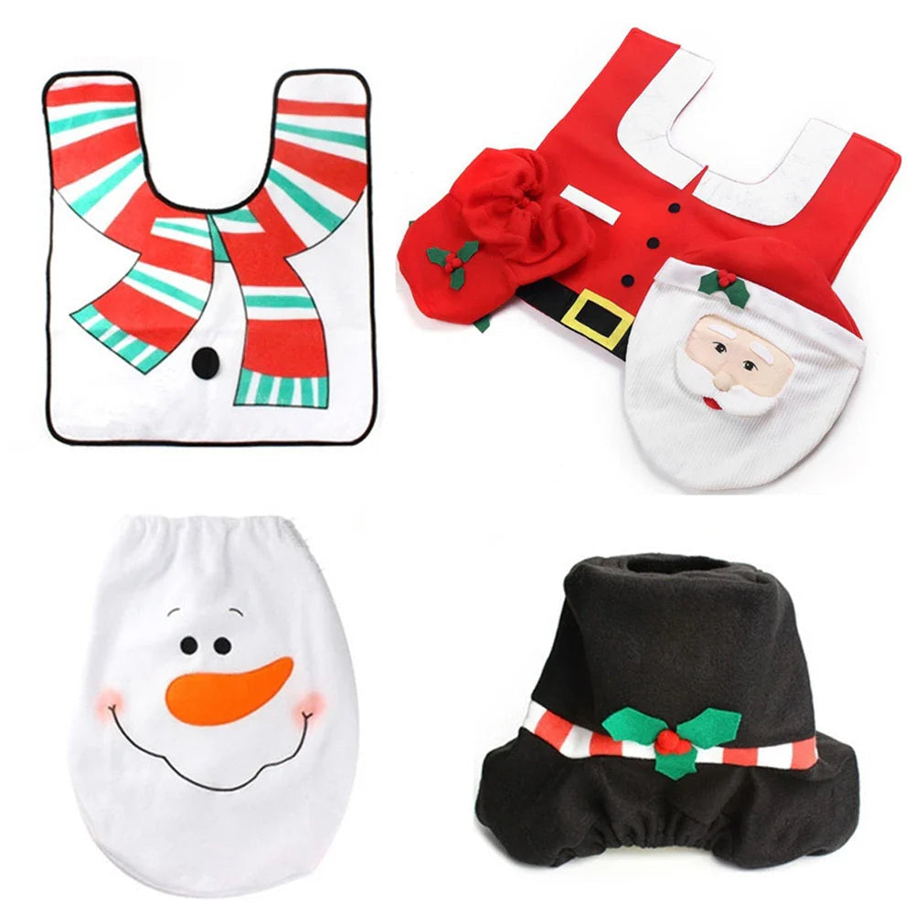 Pokrowce na sedes świąteczne Mikołaj ChristmasFinds™🎄