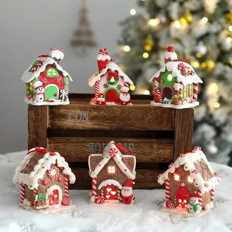 Zawieszka piernikowy domek - dekoracja choinkowa ChristmasFinds™🎄