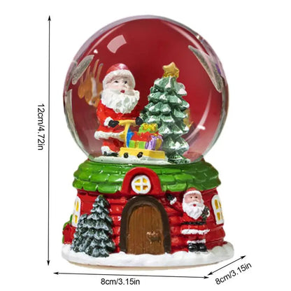 Muzyczna kula szklana LED na baterie do dekoracji świątecznej ChristmasFinds™🎄