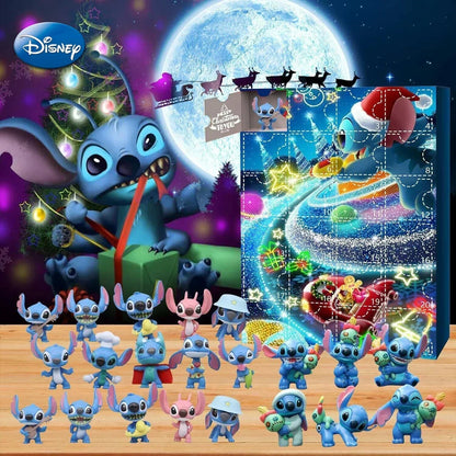 Kalendarz adwentowy Lilo i Stitch z figurkami ChristmasFinds™🎄