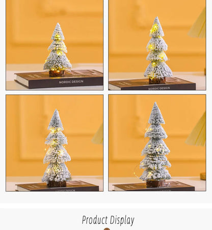 Mini choinka LED - dekoracja stołowa z ciepłym światłem ChristmasFinds™🎄