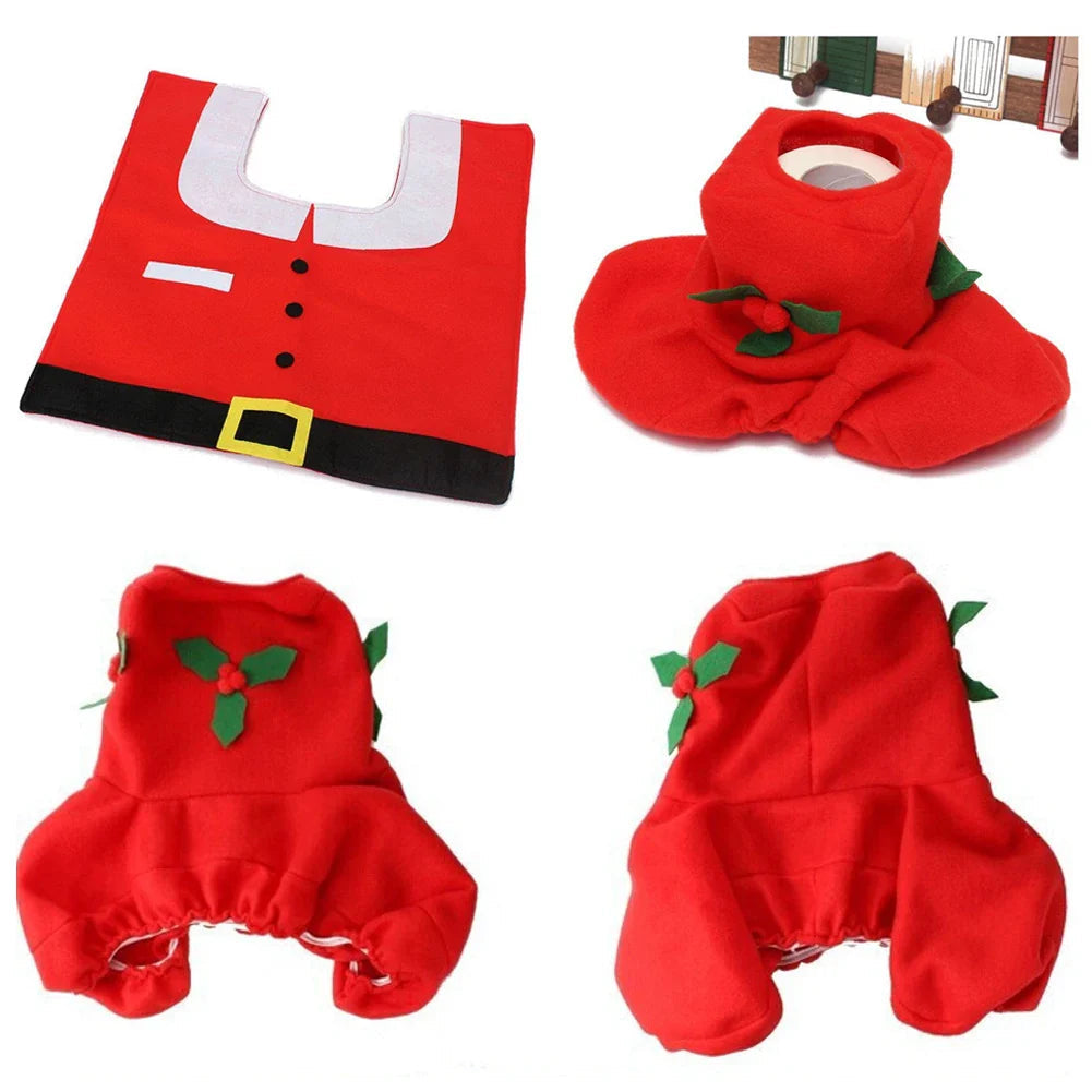 Pokrowce na sedes świąteczne Mikołaj ChristmasFinds™🎄