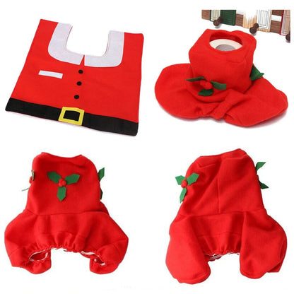 Pokrowce na sedes świąteczne Mikołaj ChristmasFinds™🎄