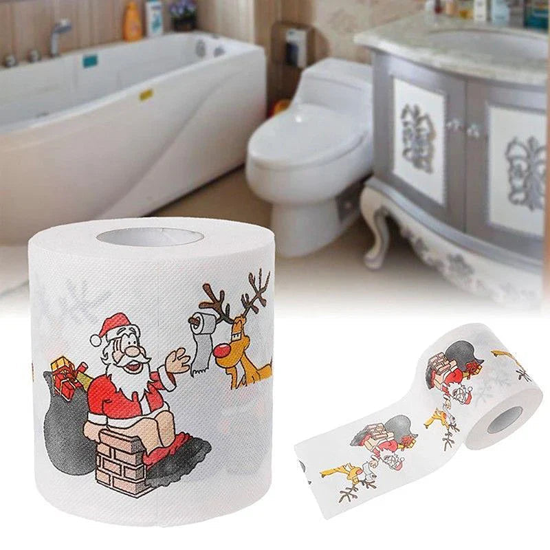 Papier toaletowy z motywem świątecznym ChristmasFinds™🎄