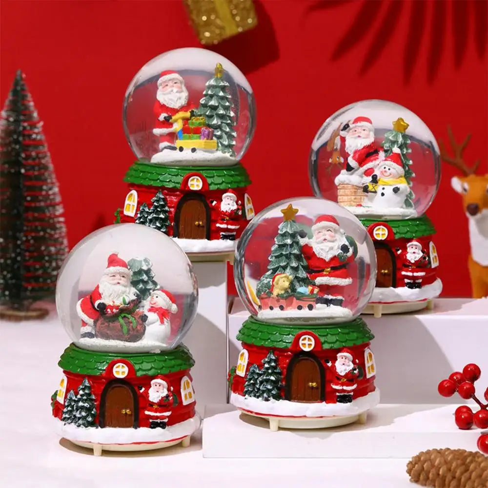 Muzyczna kula szklana LED na baterie do dekoracji świątecznej ChristmasFinds™🎄