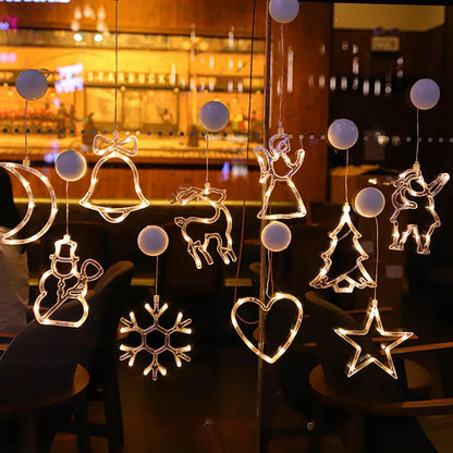 Lampka LED w kształcie dzwonka i bałwana na baterie do dekoracji ChristmasFinds™🎄