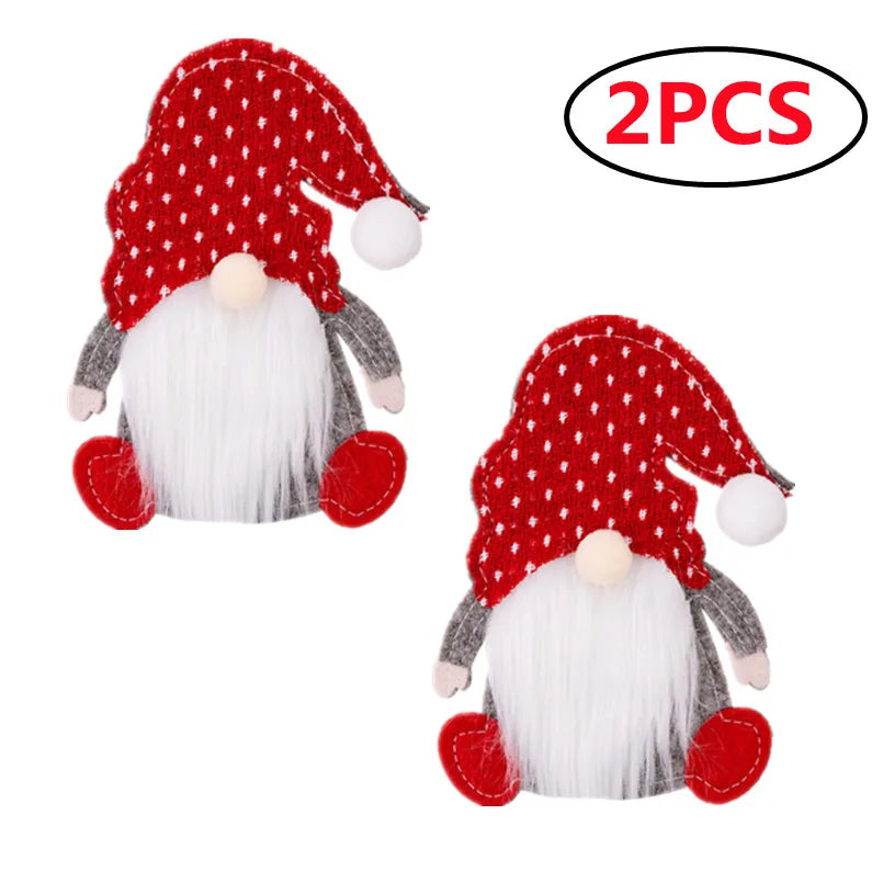 Świąteczne kieszonki na sztućce w kształcie Mikołaja ChristmasFinds™🎄