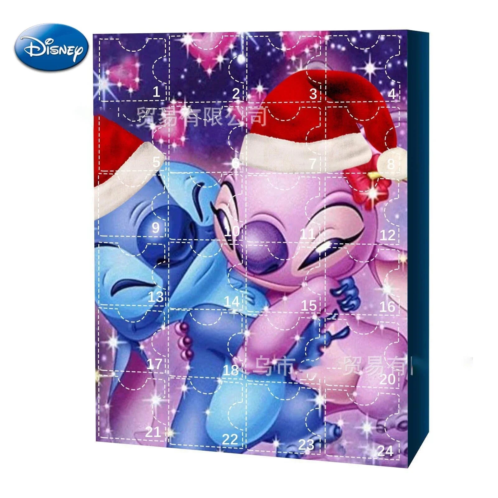 Kalendarz adwentowy Lilo i Stitch z figurkami ChristmasFinds™🎄