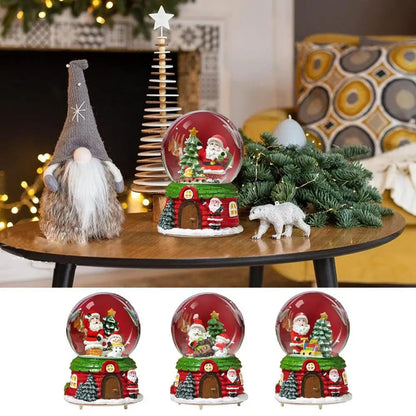 Muzyczna kula szklana LED na baterie do dekoracji świątecznej ChristmasFinds™🎄