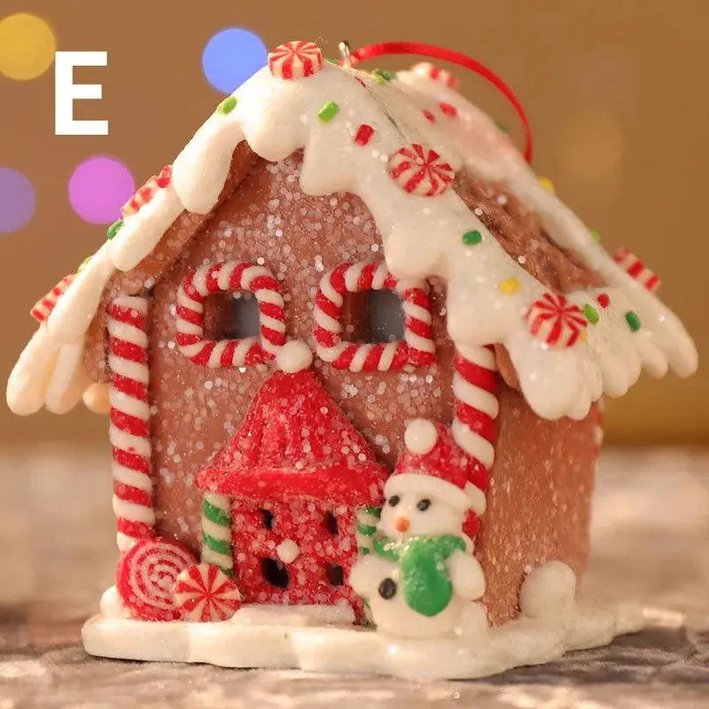 Zawieszka piernikowy domek - dekoracja choinkowa ChristmasFinds™🎄