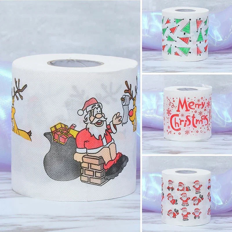 Papier toaletowy z motywem świątecznym ChristmasFinds™🎄