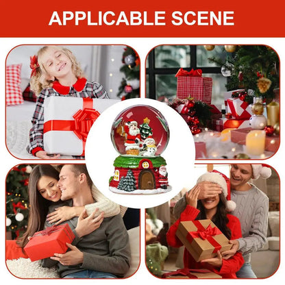 Muzyczna kula szklana LED na baterie do dekoracji świątecznej ChristmasFinds™🎄