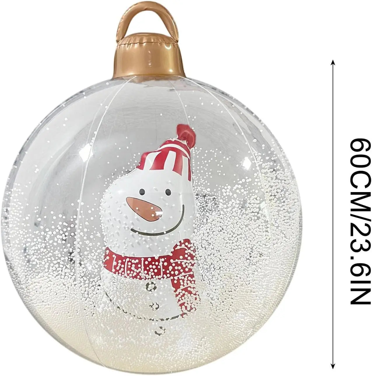 60cm nadmuchiwana kula świąteczna z oświetleniem ChristmasFinds™🎄