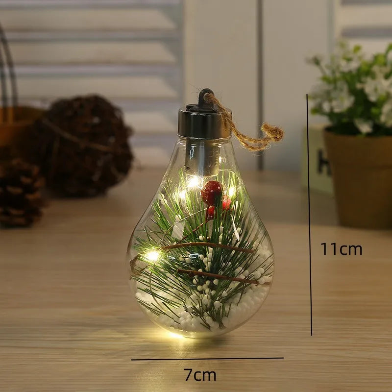 Świąteczne lampki LED - ozdoba wisząca ChristmasFinds™🎄