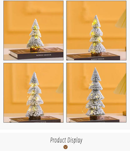 Mini choinka LED - dekoracja stołowa z ciepłym światłem ChristmasFinds™🎄