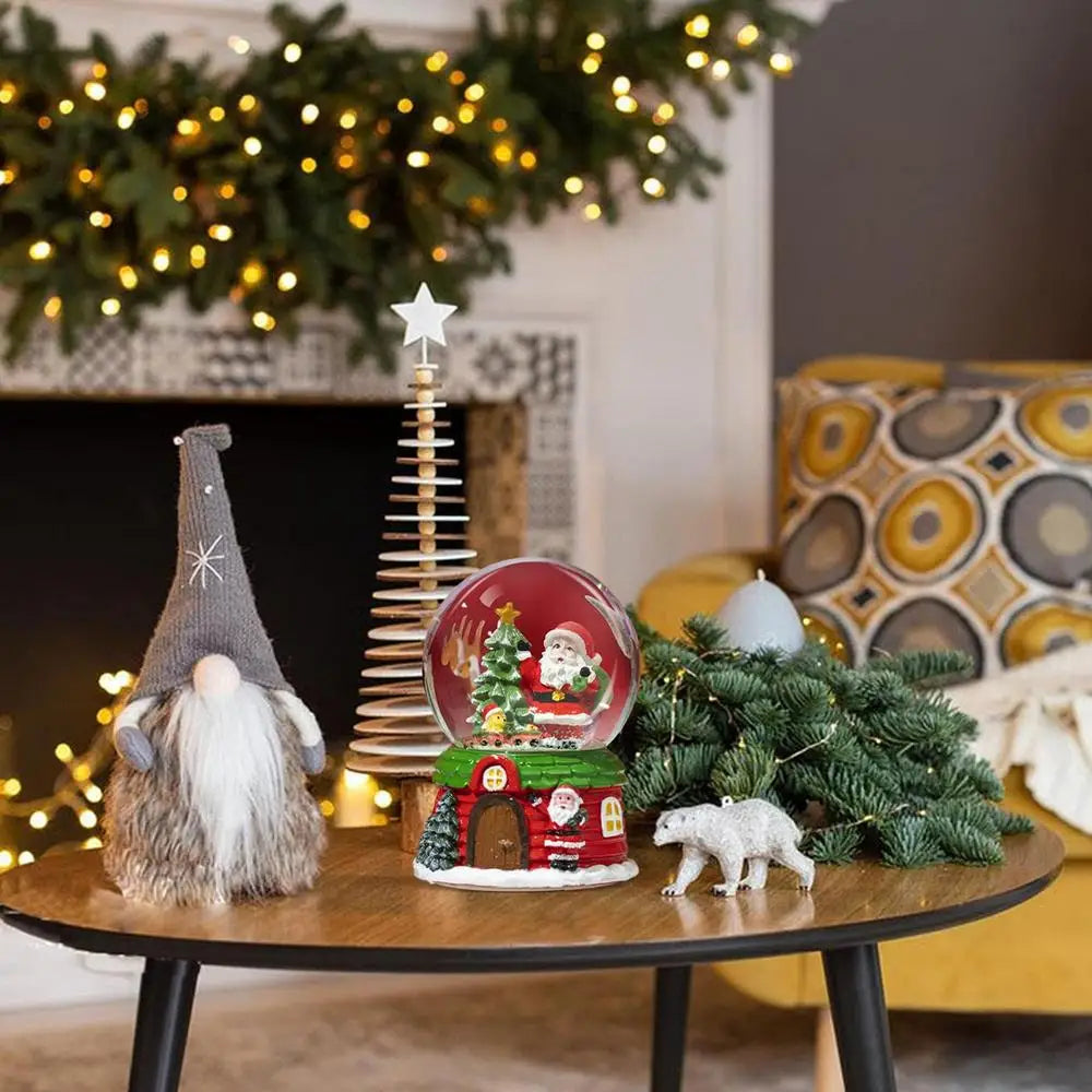 Muzyczna kula szklana LED na baterie do dekoracji świątecznej ChristmasFinds™🎄