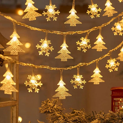 3M Lampki LED Śnieżynki do dekoracji świątecznych ChristmasFinds™🎄