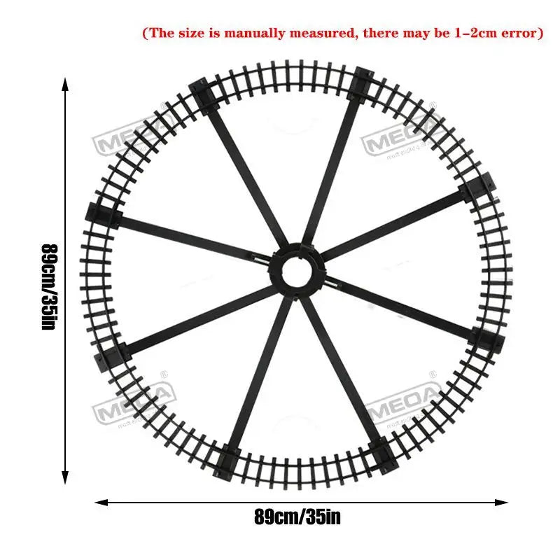 Kolejka elektryczna na baterie z dźwiękiem i światłem ChristmasFinds™🎄