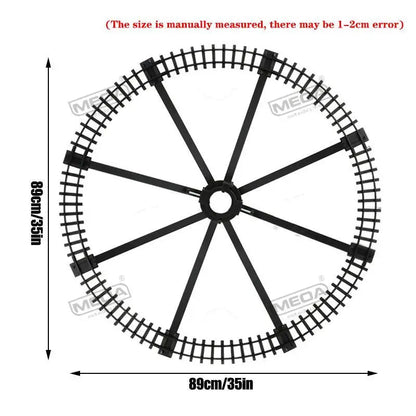 Kolejka elektryczna na baterie z dźwiękiem i światłem ChristmasFinds™🎄