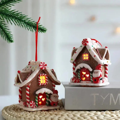 Zawieszka piernikowy domek - dekoracja choinkowa ChristmasFinds™🎄