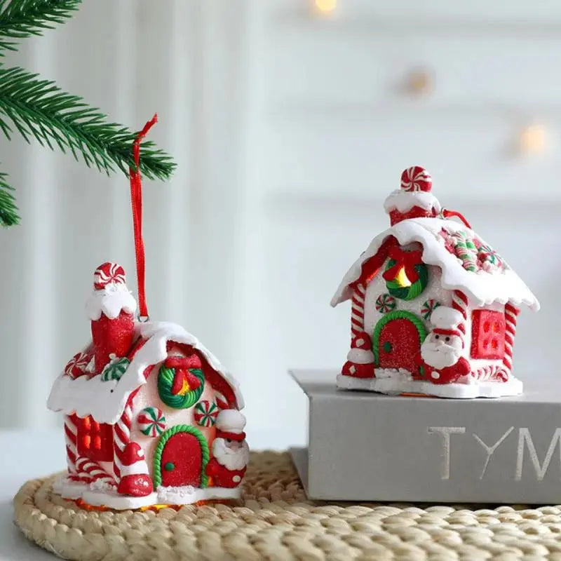 Zawieszka piernikowy domek - dekoracja choinkowa ChristmasFinds™🎄