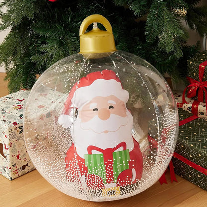 60cm nadmuchiwana kula świąteczna z oświetleniem ChristmasFinds™🎄