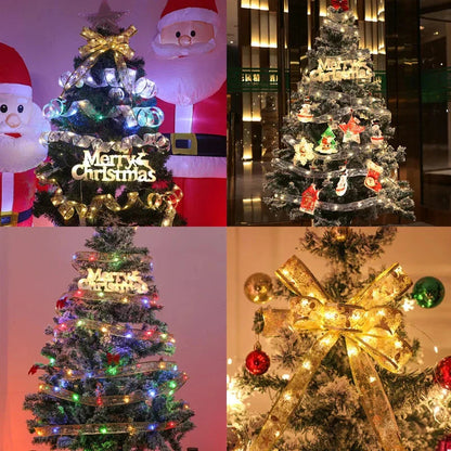 Wstążki LED na choinkę 2 szt. - dekoracja świąteczna ChristmasFinds™🎄