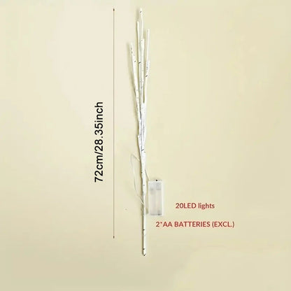 Gałąź LED z brzozy na baterie do dekoracji ChristmasFinds™🎄