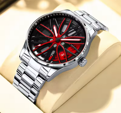 Luksusowy Zegarek Wirująca Tarcza Futurystyczny elfdecor.pl