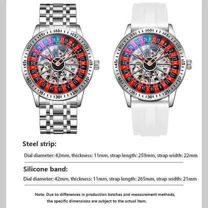 Wirujący zegarek premium futurystyczny luksusowy elfdecor.pl