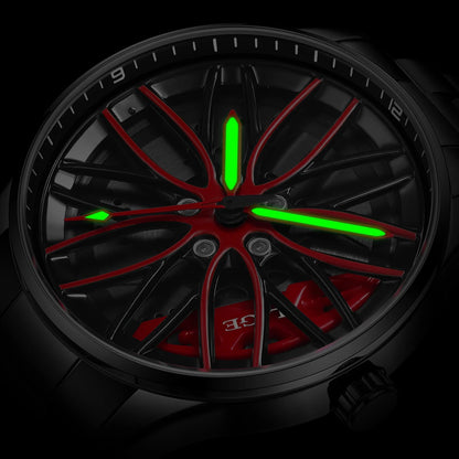 Luksusowy Zegarek Wirująca Tarcza Futurystyczny elfdecor.pl