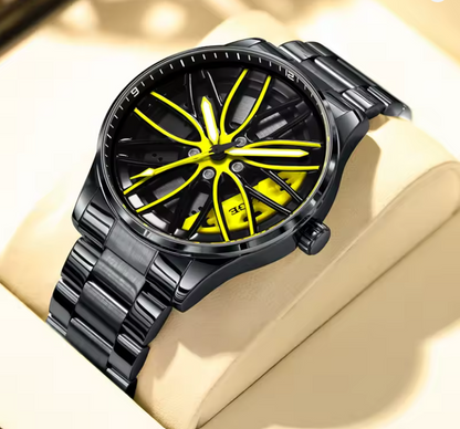 Luksusowy Zegarek Wirująca Tarcza Futurystyczny elfdecor.pl